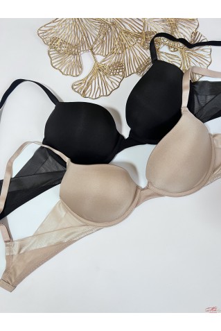 Бюстгальтер з гладкими чашками з пуш-ап La Vivas 50296 